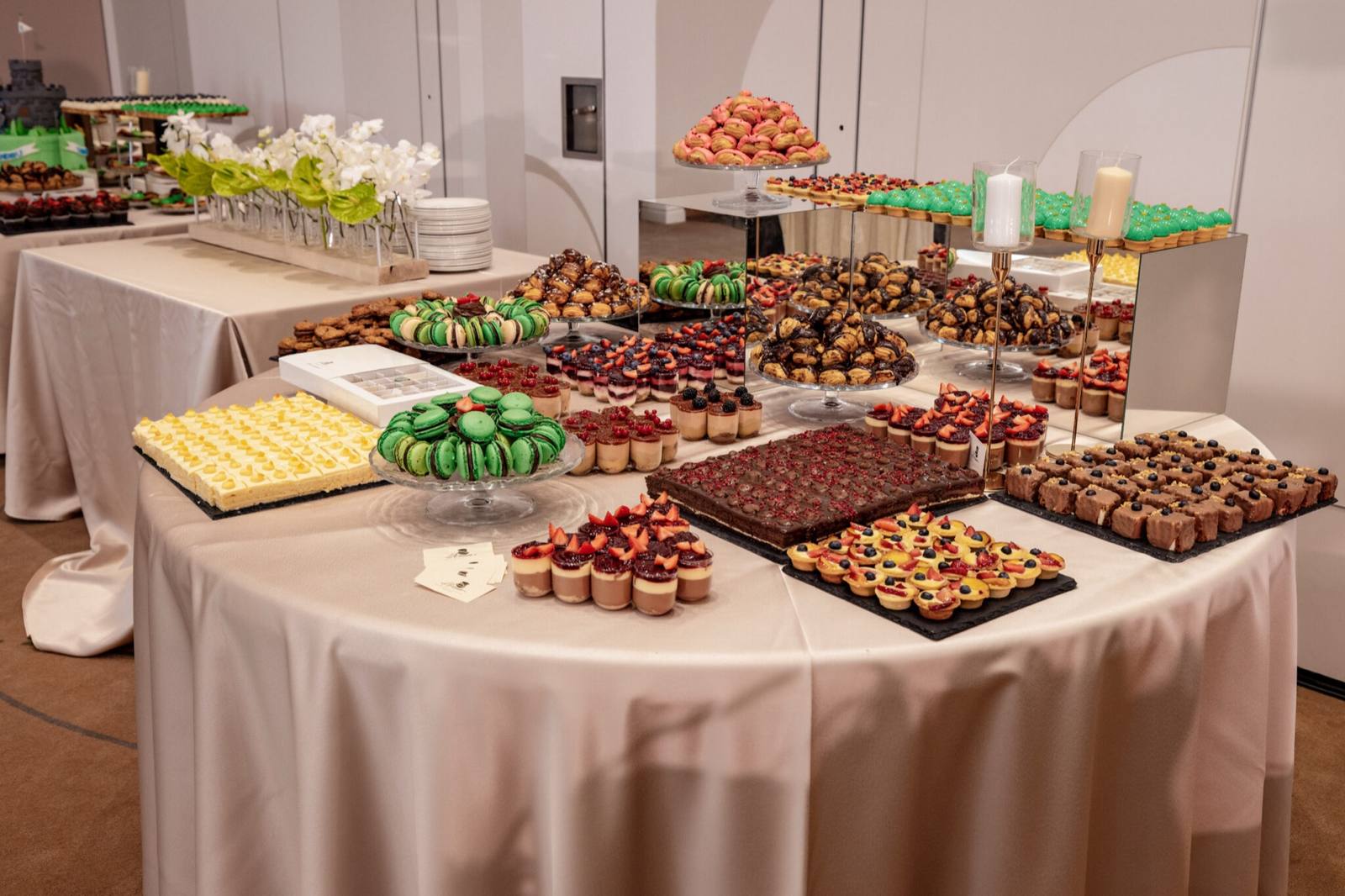 Candy bar set up for a party