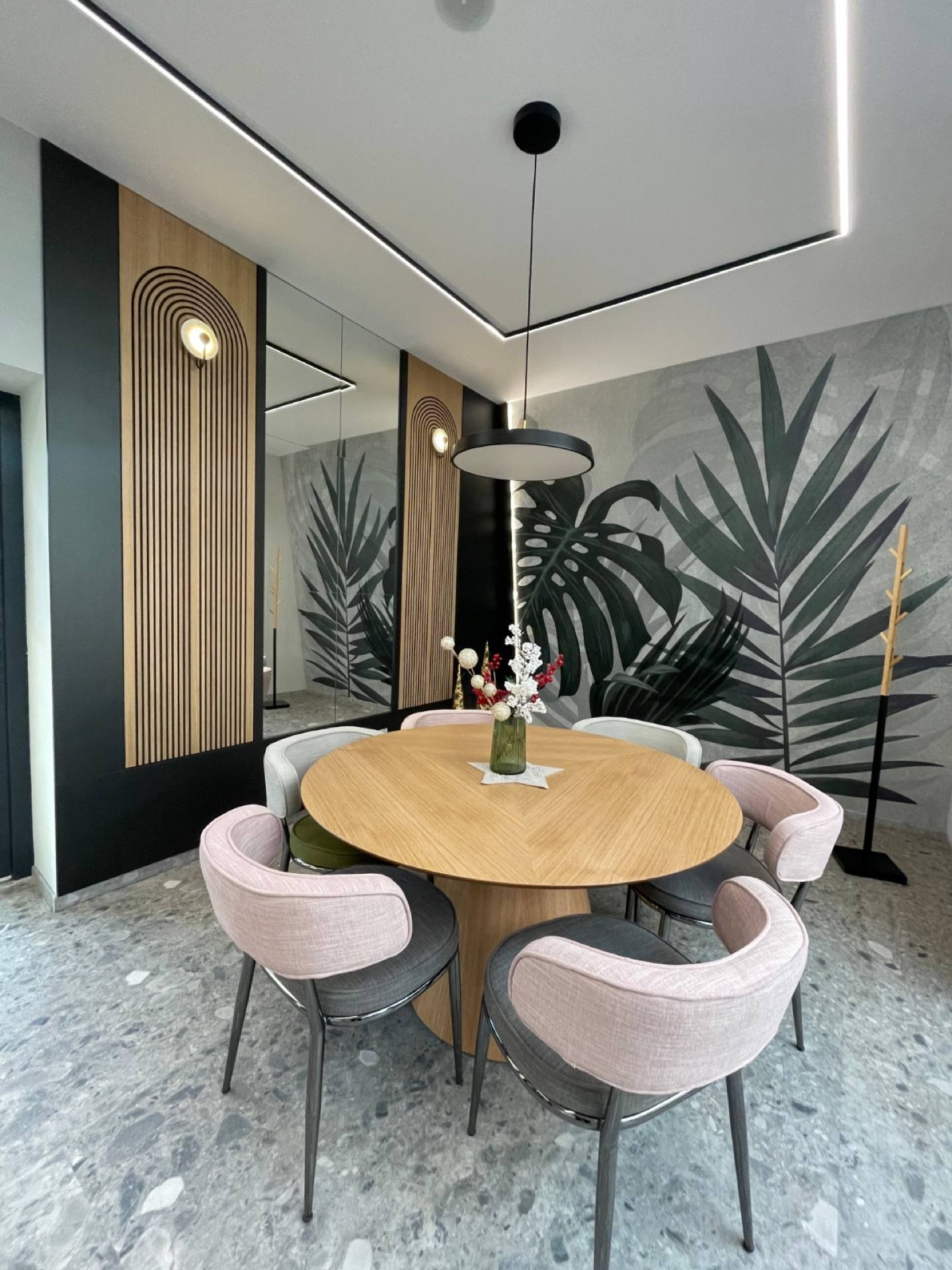 Set tables in the dining room